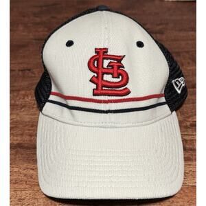 New Era MLB St. Louis Cardinals Strapback Trucker Baseball Cap Red White